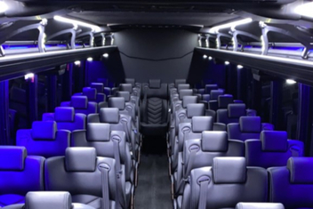 Fullerton Charter Bus Interior