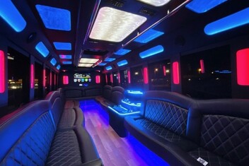 Fullerton Limousine Bus Interior