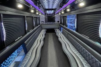 Fullerton Party Bus Interior