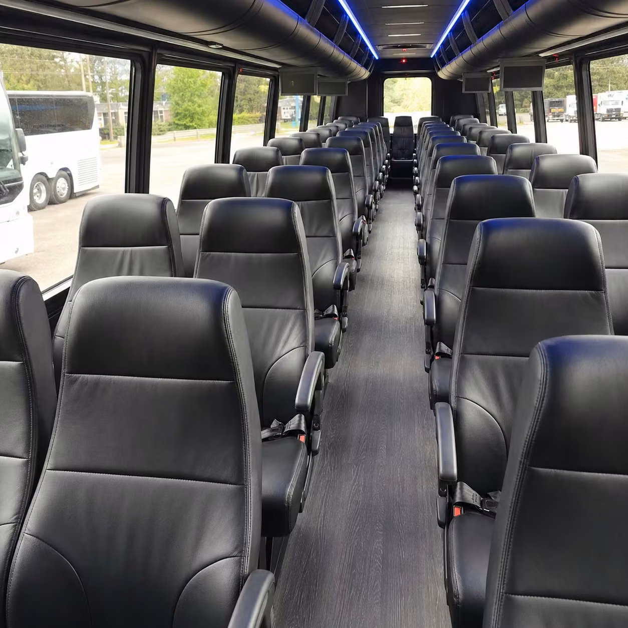 25 passenger minibus inside