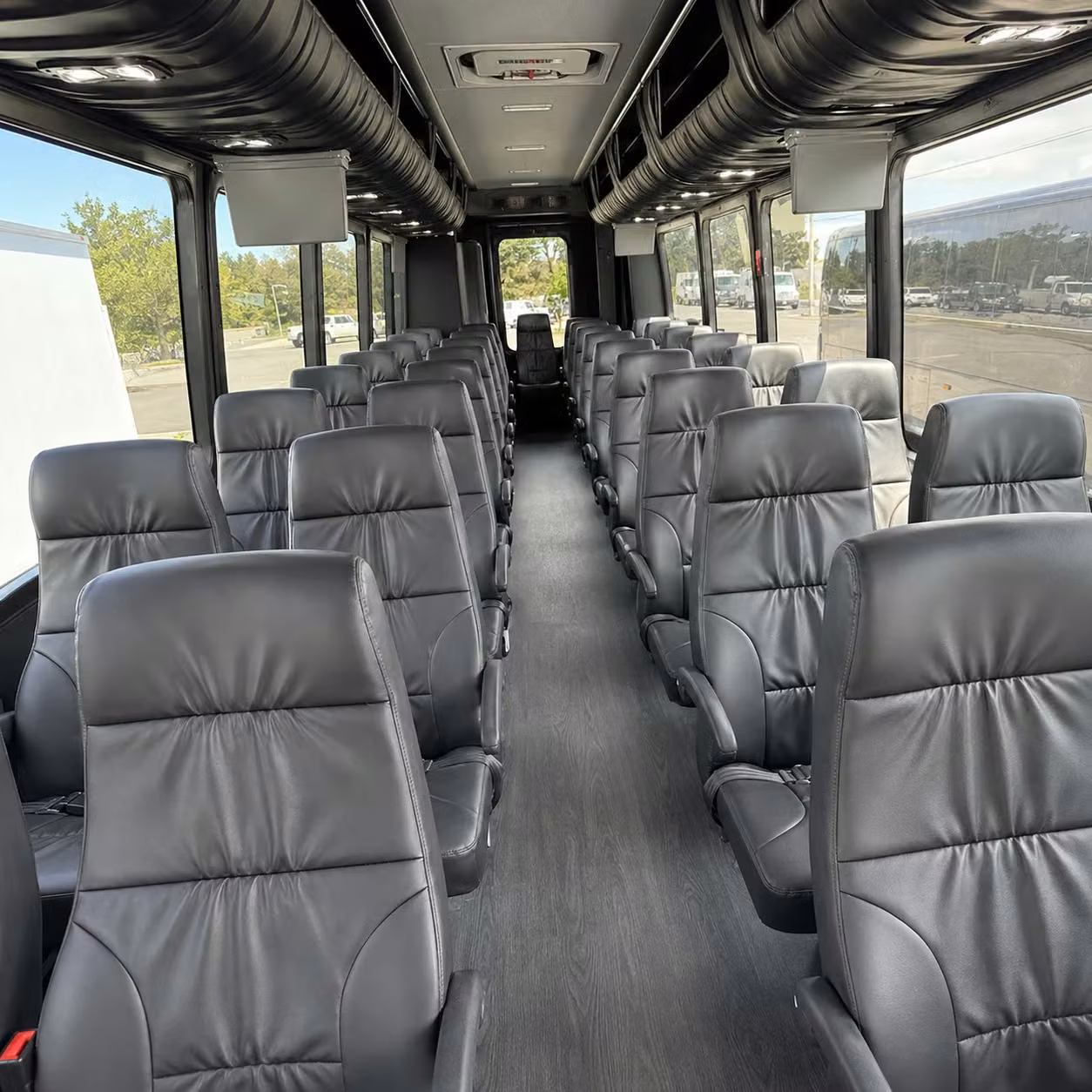 28 passenger minibus inside