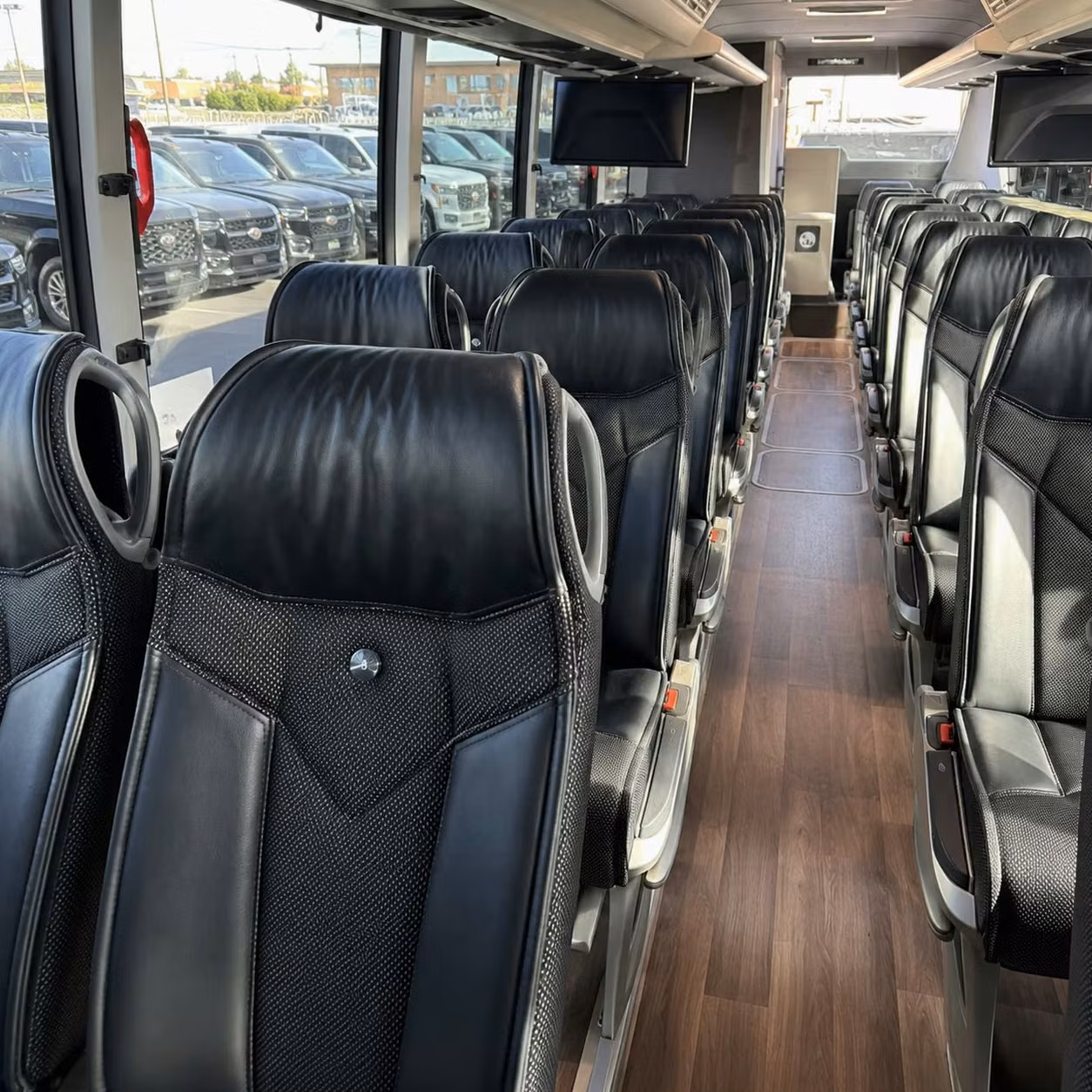 fullerton charter bus interior