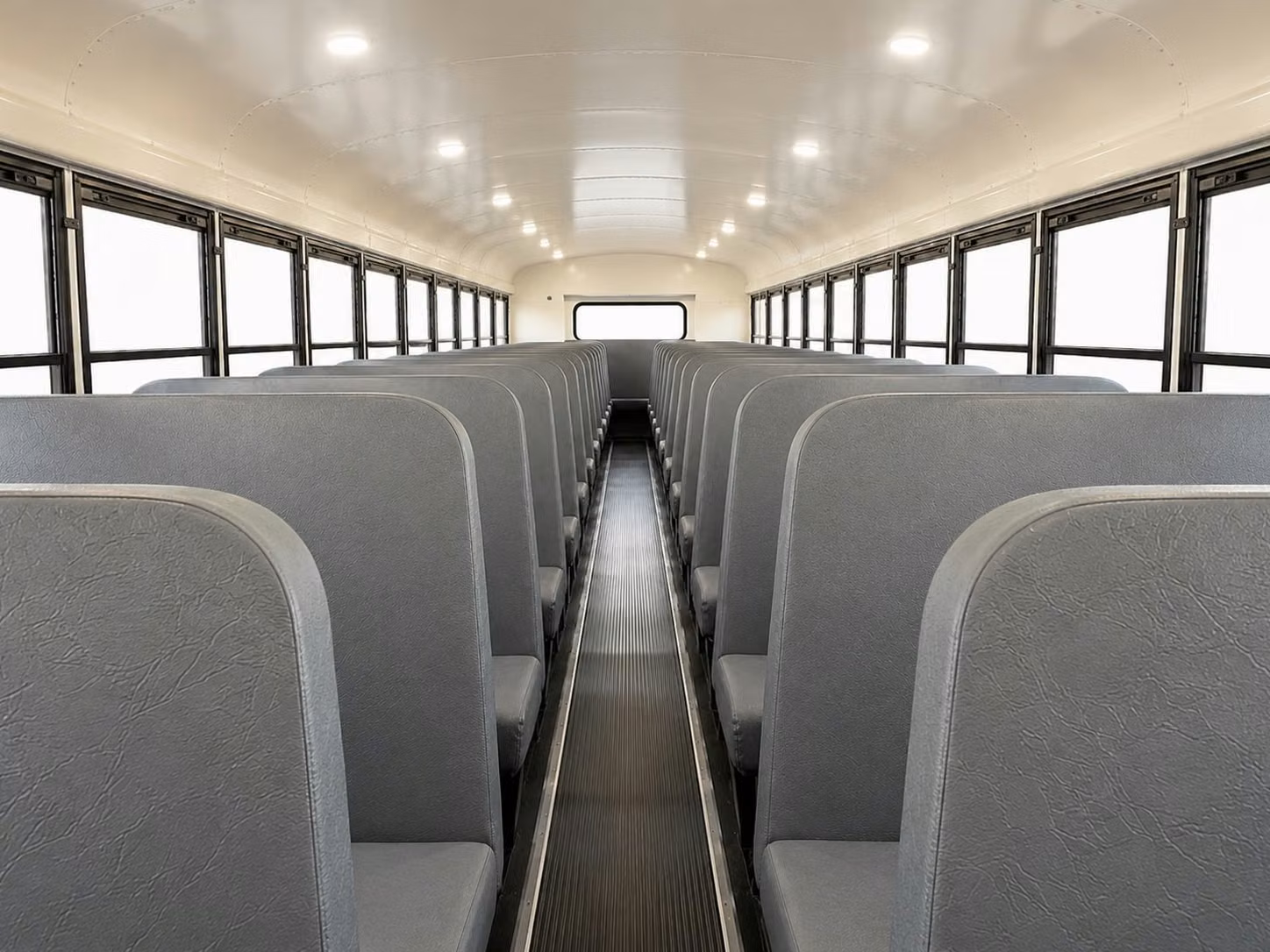 school bus inside