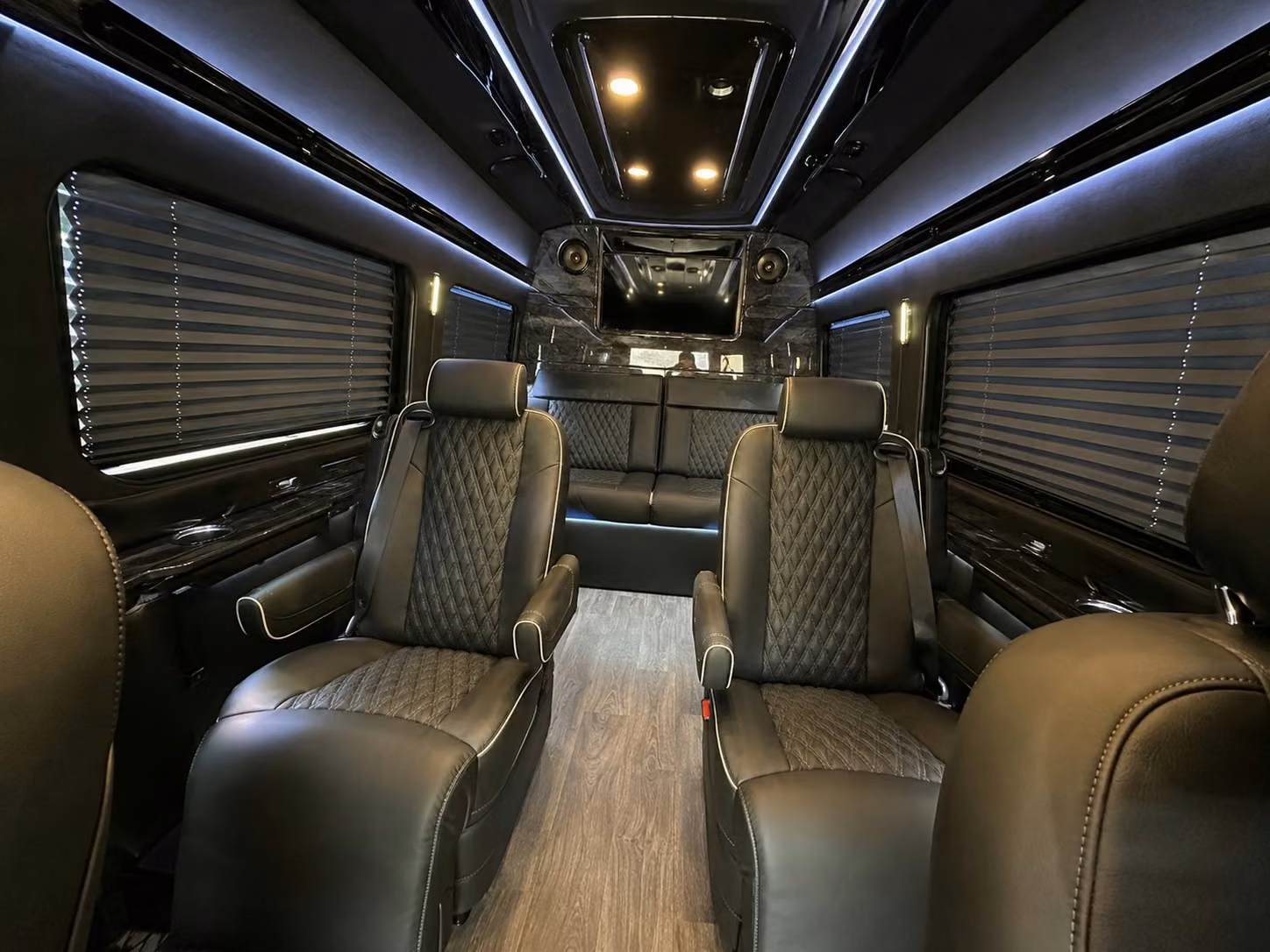 sprinter van with driver interior
